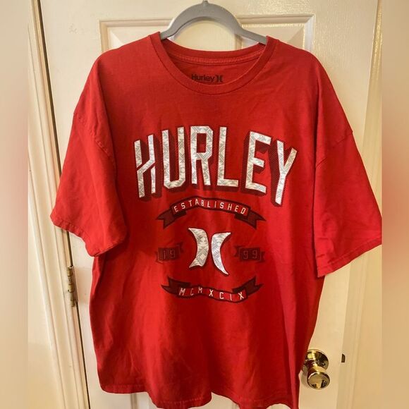 Hurley Red Short Sleeve Tee - Picture 1 of 4